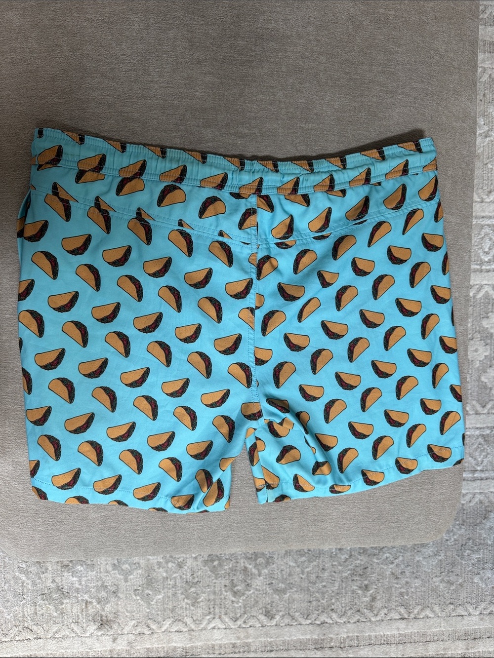 Lucky Brand Aqua Swim Trunks with Taco Print - Picture 3 of 8